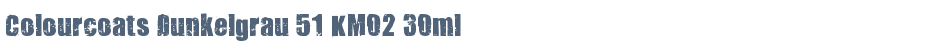Colourcoats Dunkelgrau 51 KM02 30ml
