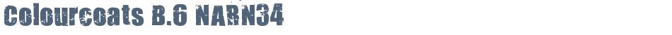 Colourcoats B.6 NARN34