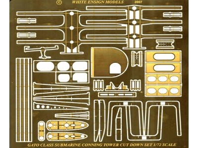 WEM 1/72 Gato Class Conning Tower Details (PE 7240)