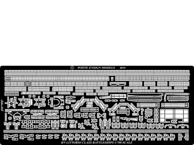 WEM 1/700 Littorio-Class Battleships (PE 7117)