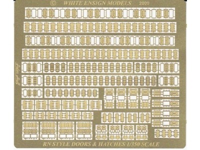 WEM 1/350 Royal Navy Doors & Hatches Superset (PE 35125)