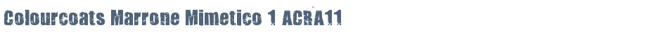 Colourcoats Marrone Mimetico 1 ACRA11 