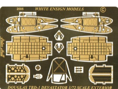 WEM 1/72 Douglas Devastator Exterior Details (PE 7210)