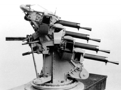 WEM 1/350 Royal Navy Vickers Mk.3 0.5" Quad Machine Gun (x4) (PRO 3532)