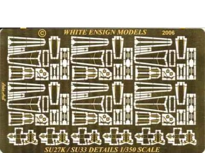 WEM 1/350 Su-27K/Su-33 Flanker Details (PE 35090)