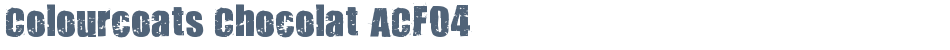Colourcoats Chocolat ACF04