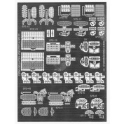 WEM 1/700 US Navy Cold War Radar Antennas