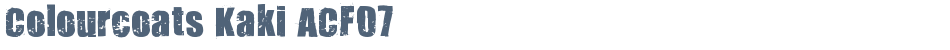 Colourcoats Kaki ACF07