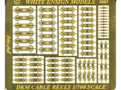 WEM 1/700 Kriegsmarine Cable Reels (PE 786)