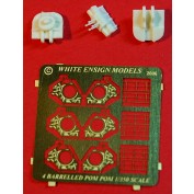 WEM 1/350 4-Barelled Pom-Poms (PRO 3508)