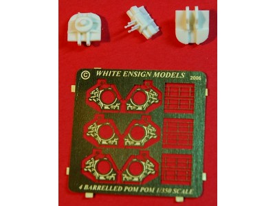WEM 1/350 4-Barelled Pom-Poms (PRO 3508)