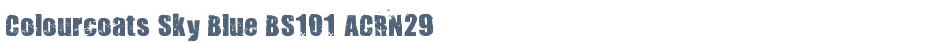 Colourcoats Sky Blue BS101 ACRN29