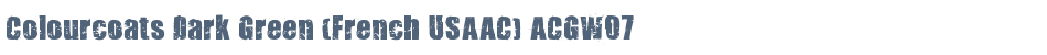 Colourcoats Dark Green (French USAAC) ACGW07