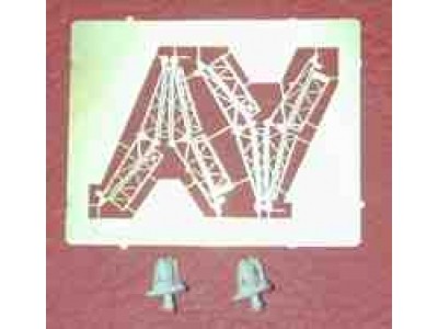 WEM 1/700 RN Cruiser Cranes (PRO 7044)