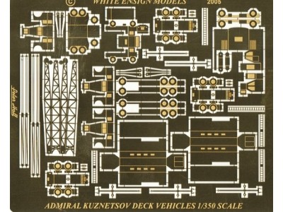 WEM 1/350 Modern Russian Carrier Deck Equipment (PE 35081)