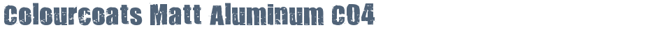 Colourcoats Matt Aluminum C04