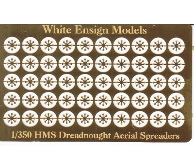 WEM 1/350 HMS Dreadnought Style Aerial Spreaders (PE 35178)