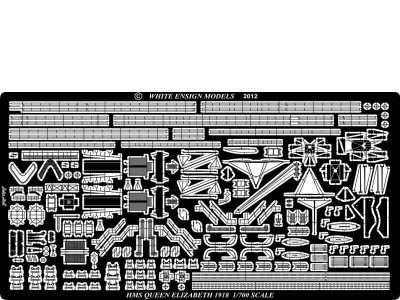 WEM 1/700 WWI Queen Elizabeth Class Battleship (PE 7106)