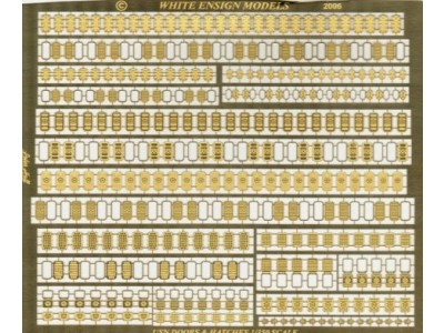 WEM 1/350 USN Watertight Doors & Hatches (PE 35092)