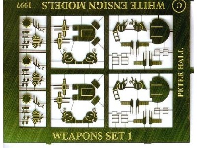 WEM 1/600 WWII RN Light AA Weapons (PE 613)