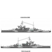 WEM HMS Warspite Print (P 007)