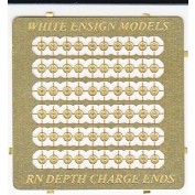 WEM 1/350 RN/USN Depth Charge End Caps (PE 35129)