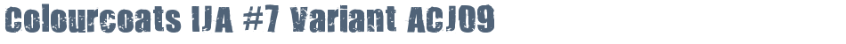 Colourcoats IJA #7 Variant ACJ09