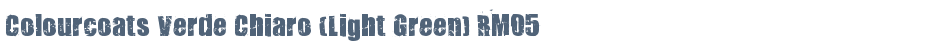 Colourcoats Verde Chiaro (Light Green) RM05