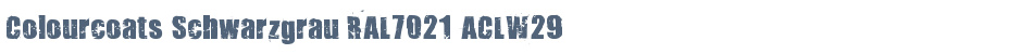 Colourcoats Schwarzgrau RAL7021 ACLW29