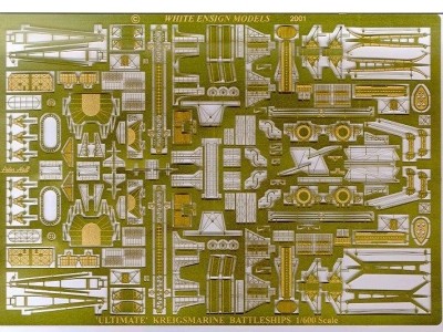 WEM 1/600 "Ultimate" Kriegsmarine Set 1 - The Battleships (PE 626)